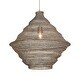 preview thumbnail 1 of 4, Uttermost 21614 Sigh 20" Wide Abstract Pendant Antique Brass