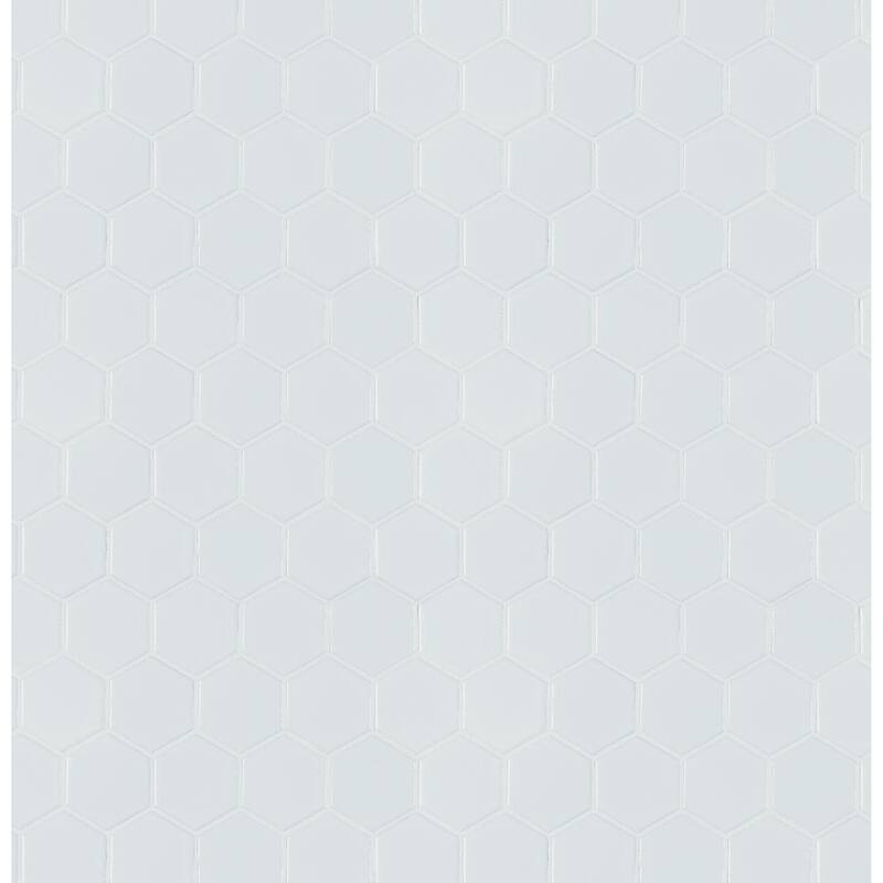 Ackland AKM-P-2X2HXM-CA 11" x 13" Porcelain Geometric Floor and Wall