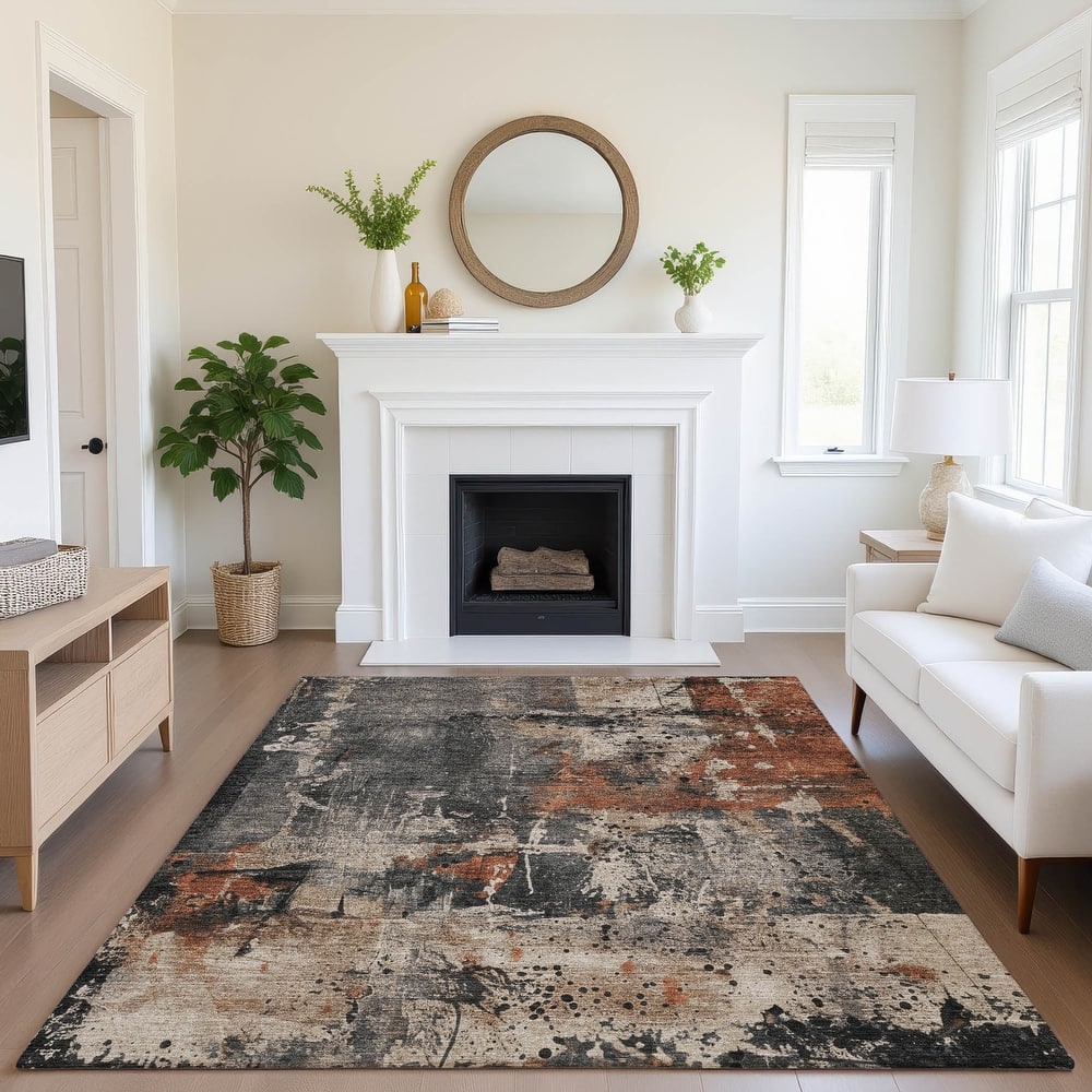 Premium Washable Super Soft Abstract Modern Mayfield Rug