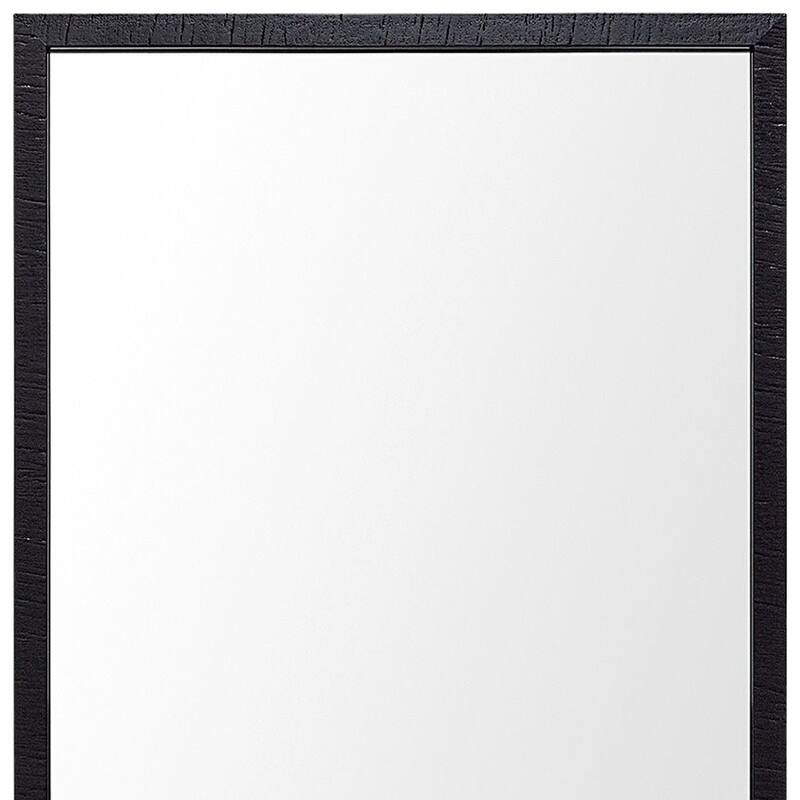 HomeRoots 42" Black Framed Bathroom Vanity Mirror - 21.50 in. x 41.50 in. x 1.75 in.