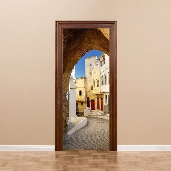 Shop Chezmax 3d Door Mural Art Sticker Removable Self Adhesive