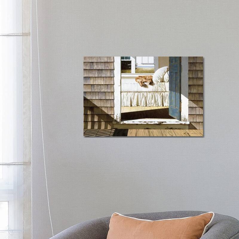 iCanvas "Beach House Dog" by Zhen-Huan Lu Canvas Print - 18x26x1.5