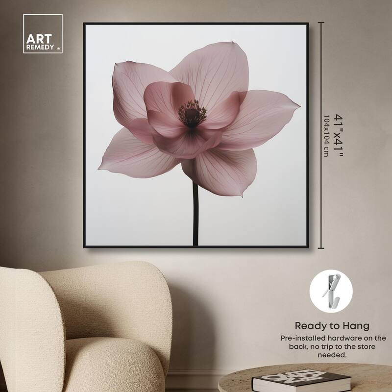Silken Sepals Canvas by Art Remedy