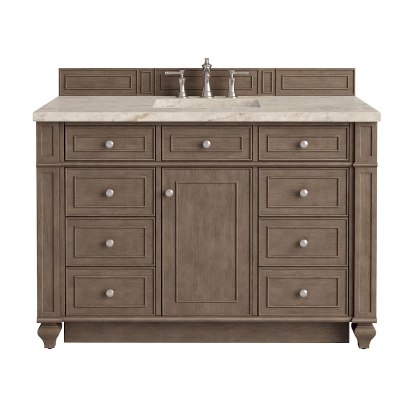 James Martin Vanities Bristol 48" Single Vanity, Whitewashed Walnut
