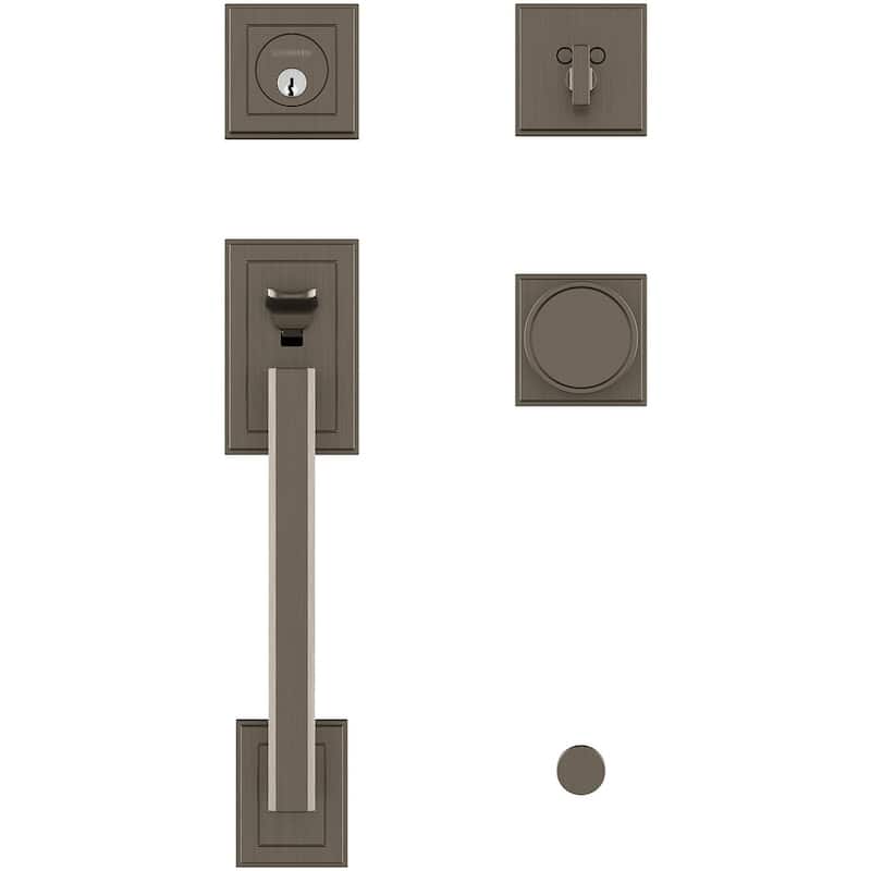 Baldwin Hollywood Hills Sectional Single Cylinder Door Handleset with