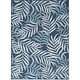 preview thumbnail 40 of 72, Nourison Garden Oasis Indoor/Outdoor Nature Area Rug 4'x6' - Navy