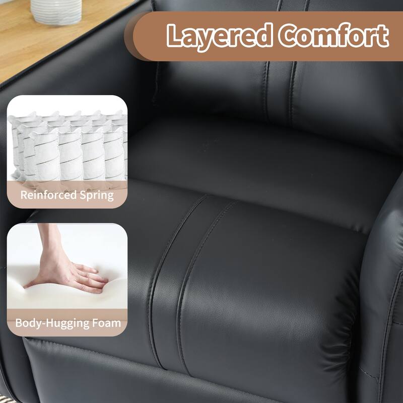 Power Swivel Rocker Recliner Chair for Adults, 270 Swivel Rocking Recliner Chair, Single Sofa Recliner for Living Room