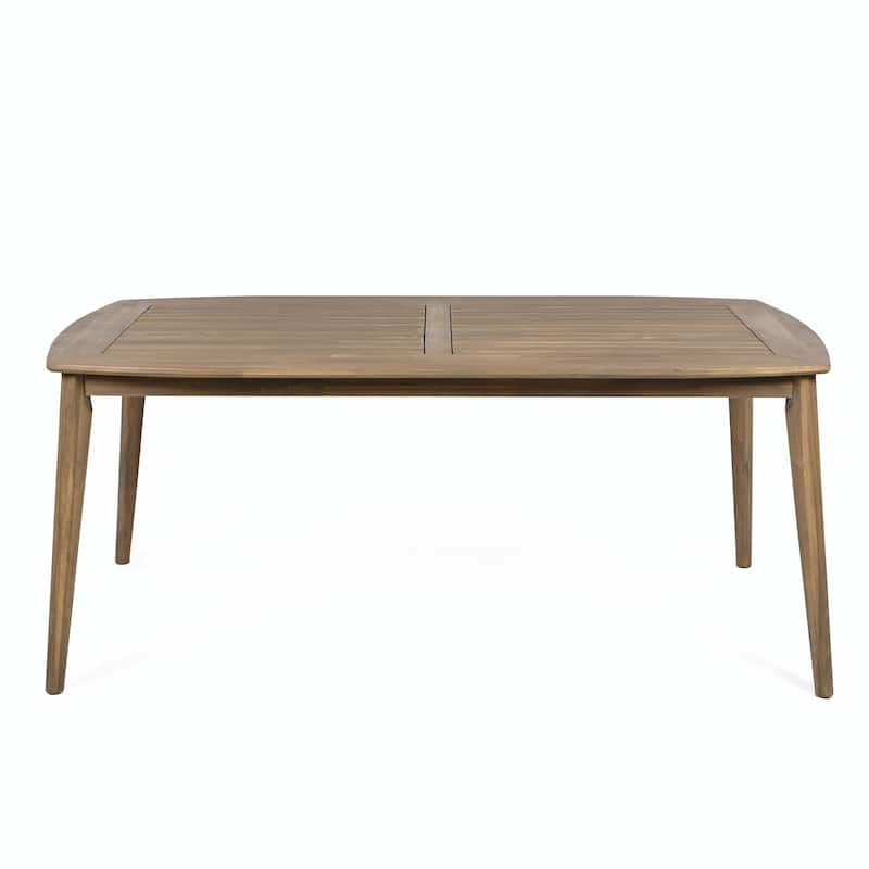 8-Seater Acacia Wood Dining Table with Heavy-Duty Frame