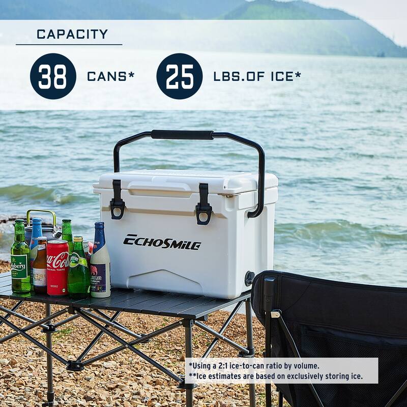 EchoSmile 25 qt. Rotomolded Cooler