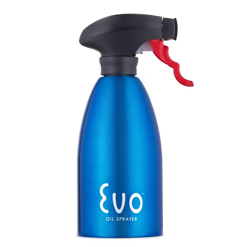 Evo Stainless Steel Oil Sprayer, 16-Ounce Capacity - Blue
