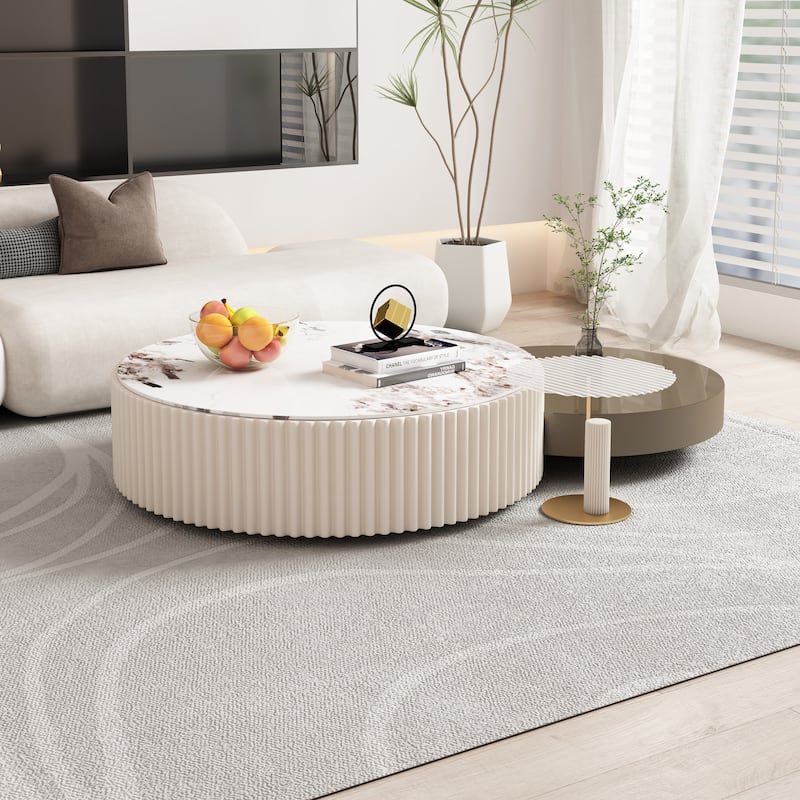 JASIWAY Modern Creative End Table Coffee Side Table Set