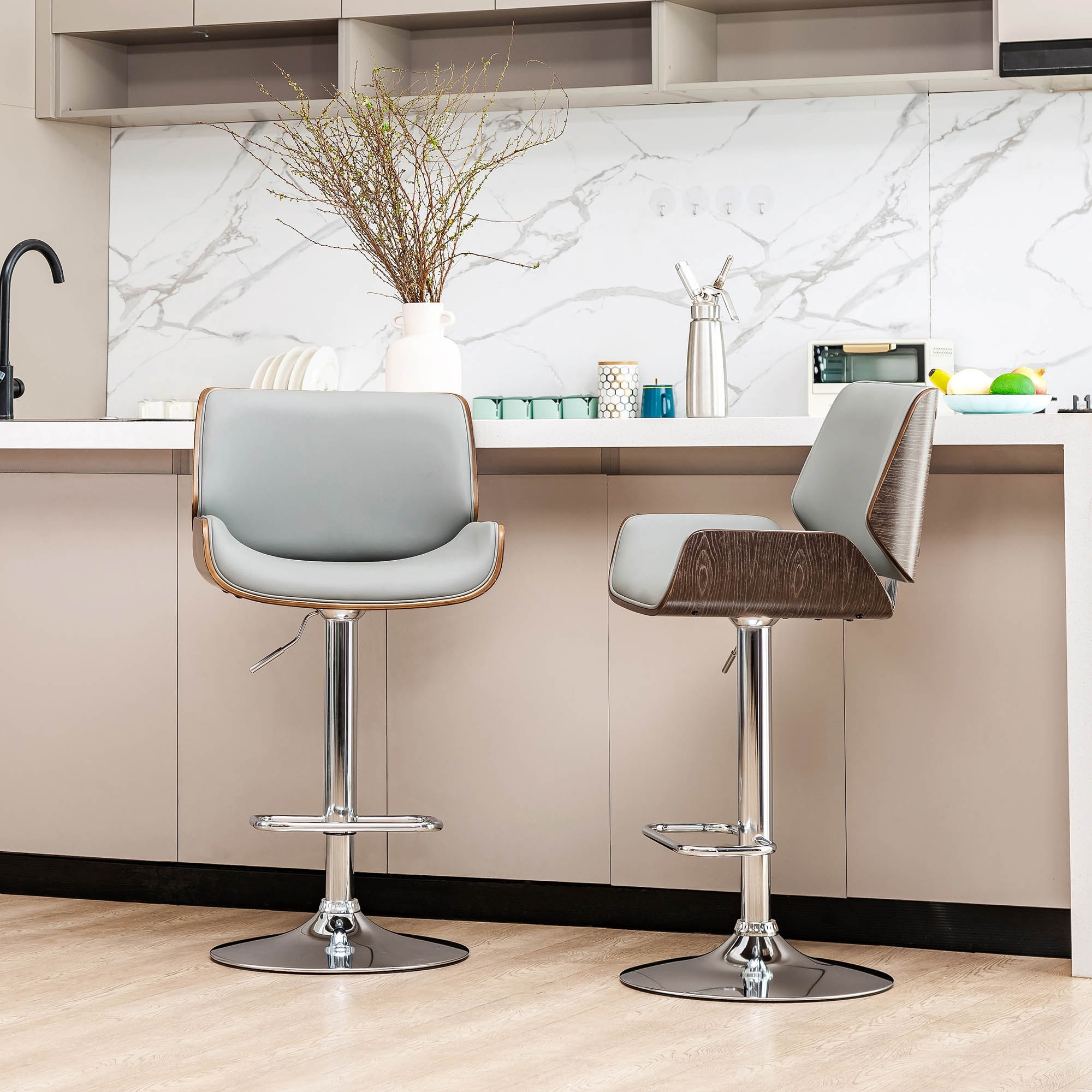 Carolyn adjustable height discount swivel bar stool
