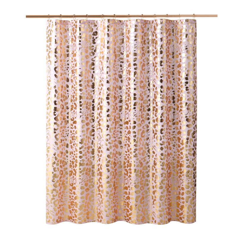 Juicy Couture 13-Piece Shower Curtain and Hooks Set