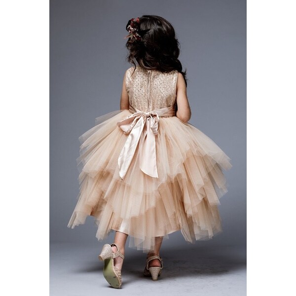 ruffle occasion dress