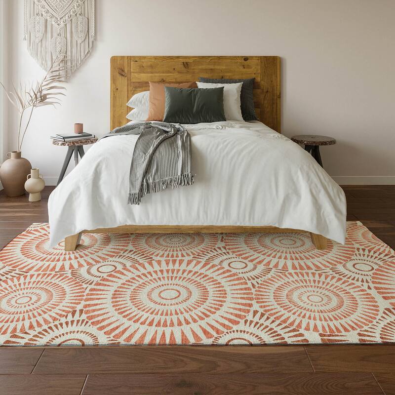 Premium Washable Super Soft Casual Geo Mayfield Rug