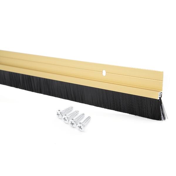 Shop Door Bottom Sweep Bronze Tone Aluminum Alloy W 0 8 Inch Brush