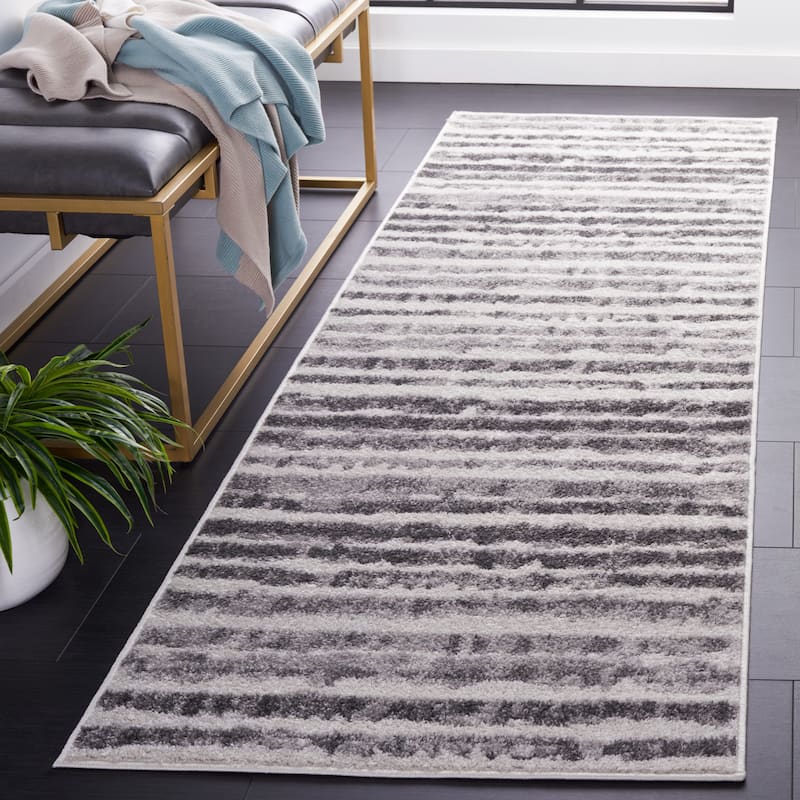 SAFAVIEH Adirondack Mako Vintage Boho Oriental Rug - 2'6" x 4' - Ivory/Charcoal