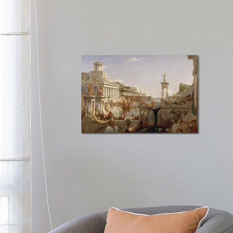iCanvas "The Course of Empire - The Consummation of the Empire, c.1835-36" by Thomas Cole Canvas Print - 18x26x1.5