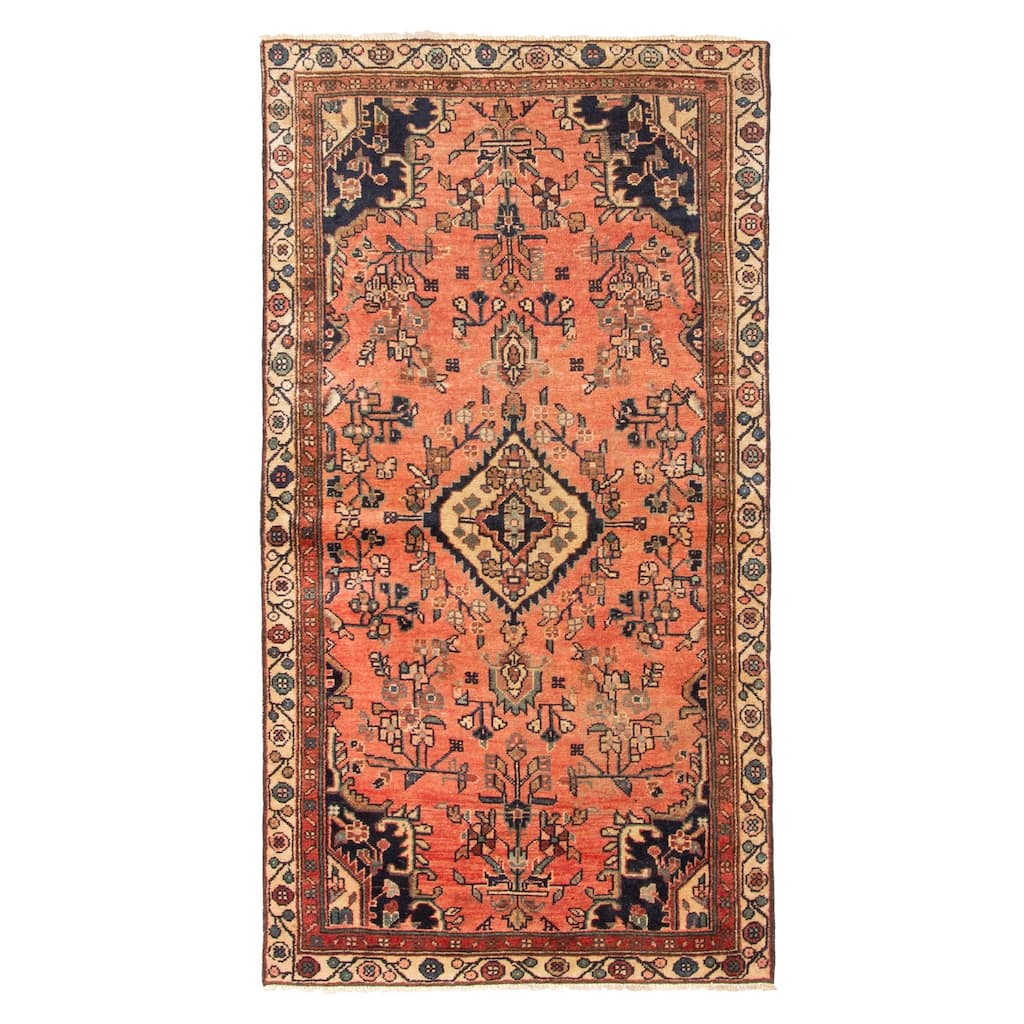 ECARPETGALLERY Hand-knotted Andelz Copper Wool Rug - 3'3 x 6'2