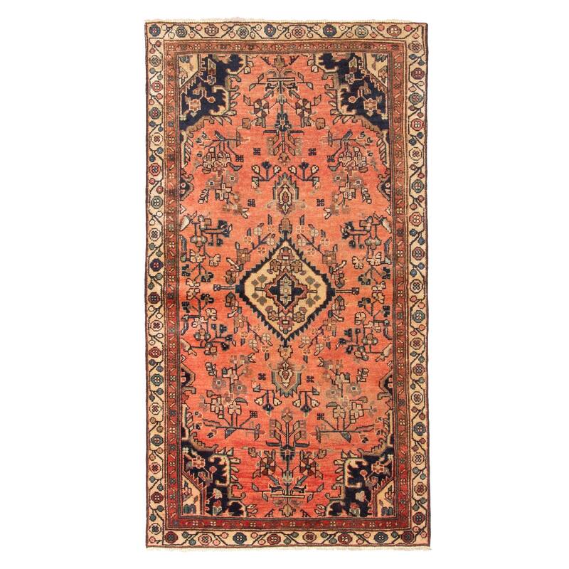 ECARPETGALLERY Hand-knotted Andelz Copper Wool Rug - 3'3 x 6'2