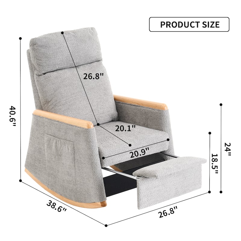 Upholstered Rocking Chair