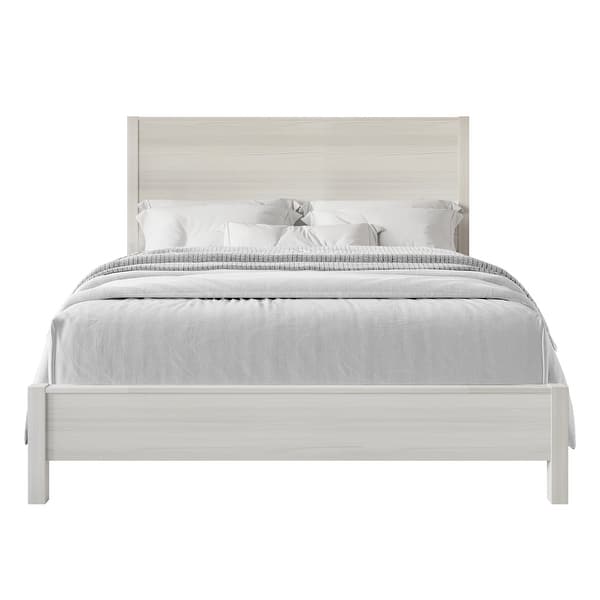 slide 2 of 16, CraftPorch Chic and Vintage Wooden Bed Light Grey - Full