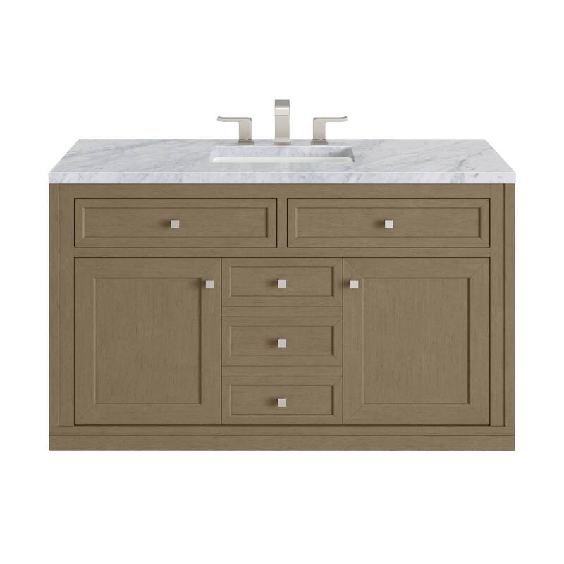 Chicago 48" Single Vanity, Walnut Whisper