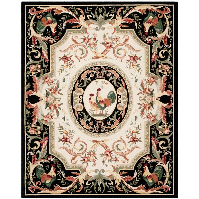 SAFAVIEH Handmade Chelsea Myranda French Country Rooster Wool Rug