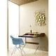 preview thumbnail 6 of 24, Set of 2 Plastic Eiffel Molded Shell Retro Dining Chairs Accent For Living Room Kitchen Chrome Desk Designer Office