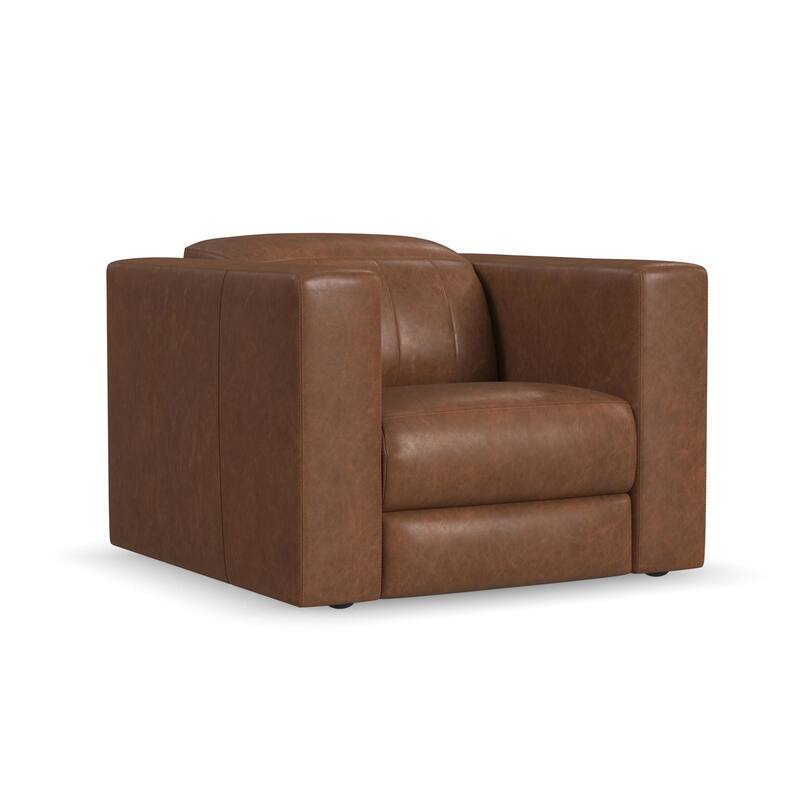 Austin Zero Gravity Top-Grain Leather Power Recliner with Power Headrest by Flexsteel