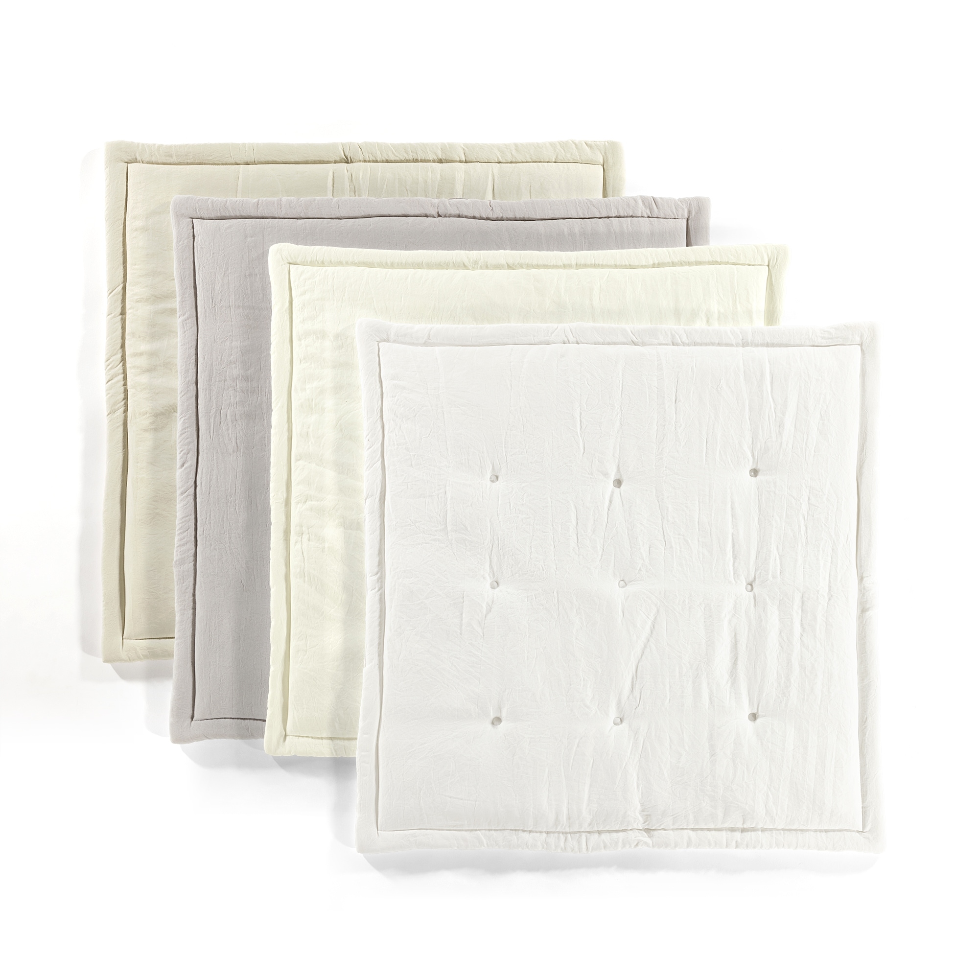 Lush Decor Baby Square With Border Play Mat Single