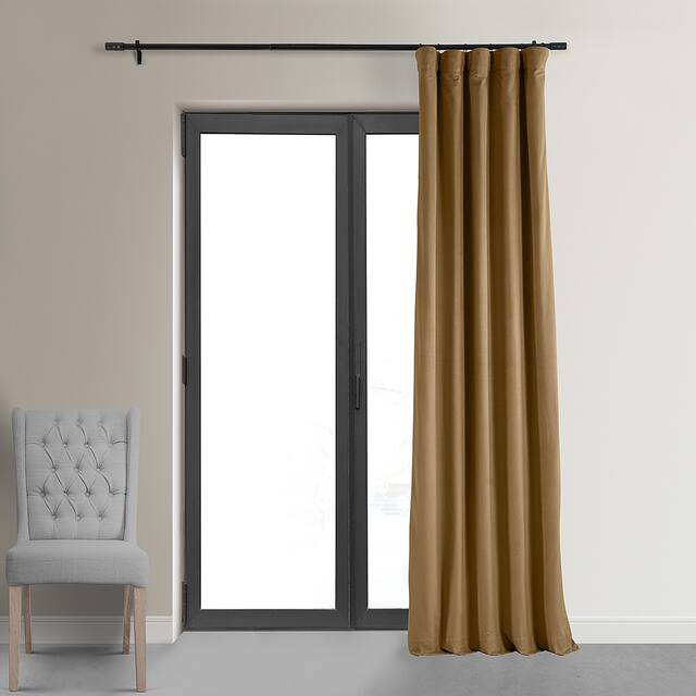 Exclusive Fabrics Signature Velvet Blackout Curtain (1 Panel)