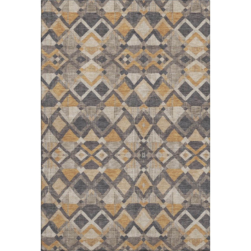 Premium Washable Super Soft Boho Geo Mayfield Rug