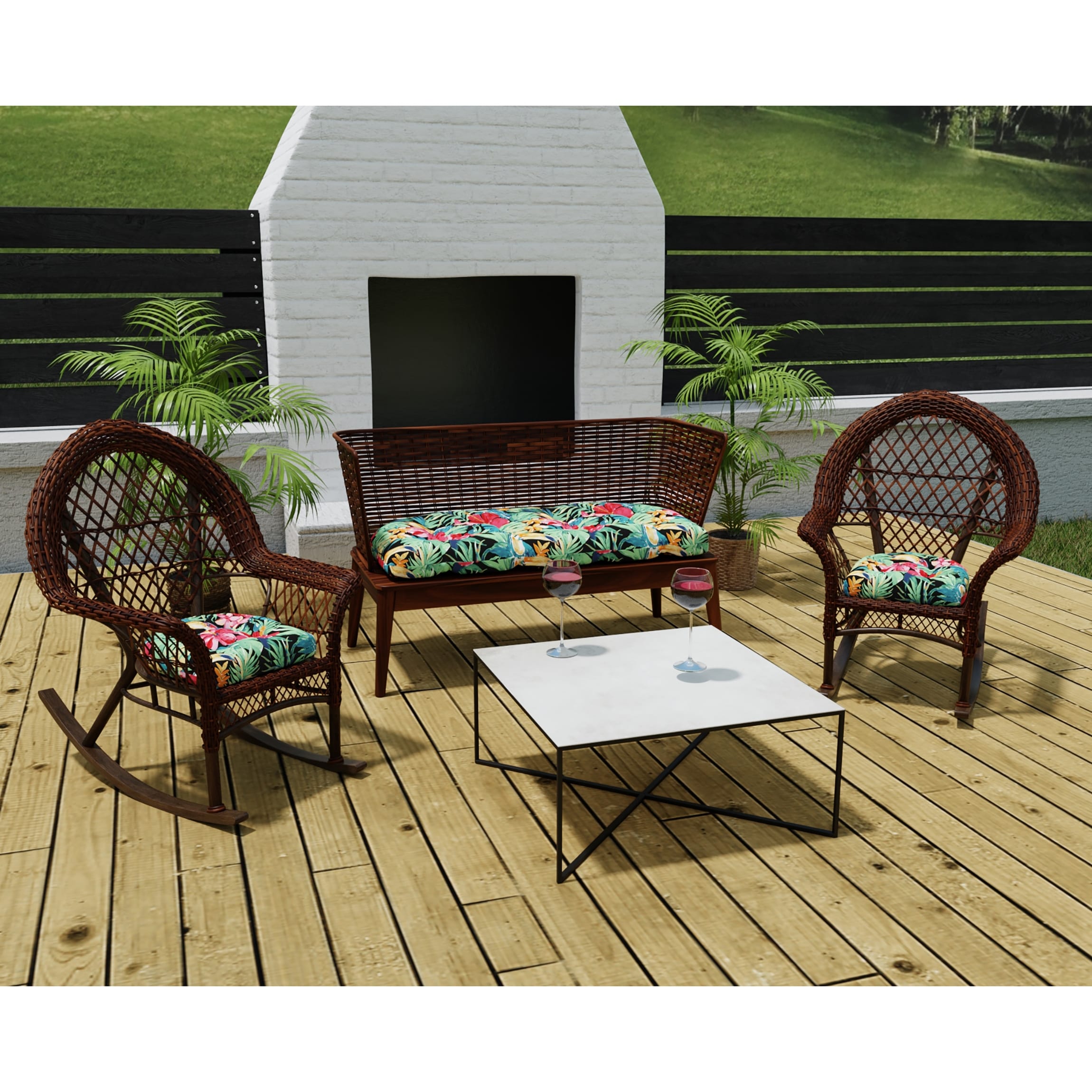 Outdoor Cushions Better Homes Chair Cushions Better Homes Gardens