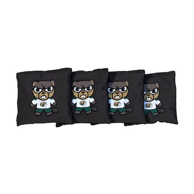 Bemidji State University Beavers Tokyodachi Black Cornhole Bags