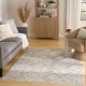 preview thumbnail 6 of 64, Nourison Dekor Indoor only Diamond Area Rug Ivory/Beige - 4' x 6'