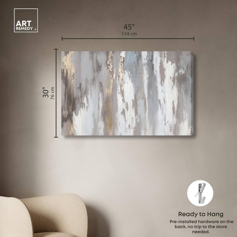 Flooding Gold I Canvas by Art Remedy, Gallery Wrapped