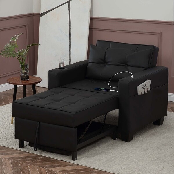 Futon Chair Bed Convertible Chair 3 in 1 Pull Out Sleeper Chair Beds for Living Room On Sale Bed Bath Beyond 39005239