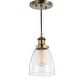 preview thumbnail 20 of 22, Ferano 5.5" Adjustable Metal/Glass LED Pendant, Chrome by JONATHAN Y