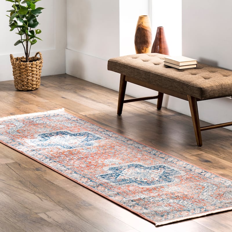 Nuloom Westlyn Faded Medallion Area Rug