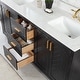 preview thumbnail 15 of 196, Altair Gazsi Bathroom Vanity with Composite Stone Countertop without Mirror