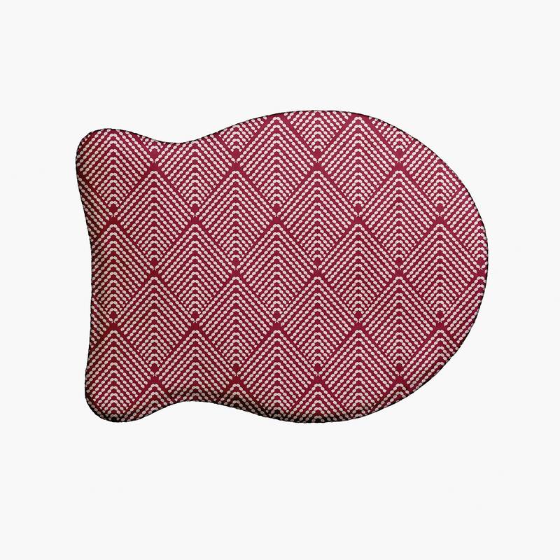Lifeflor Pet Feeding Mat for Dogs and Cats - Red - 19" x 14"-Fish