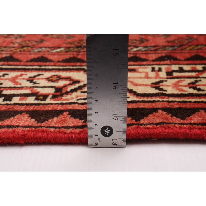 ECARPETGALLERY Hand-knotted Royal Sarough Red Wool Rug - 4'3 x 6'11