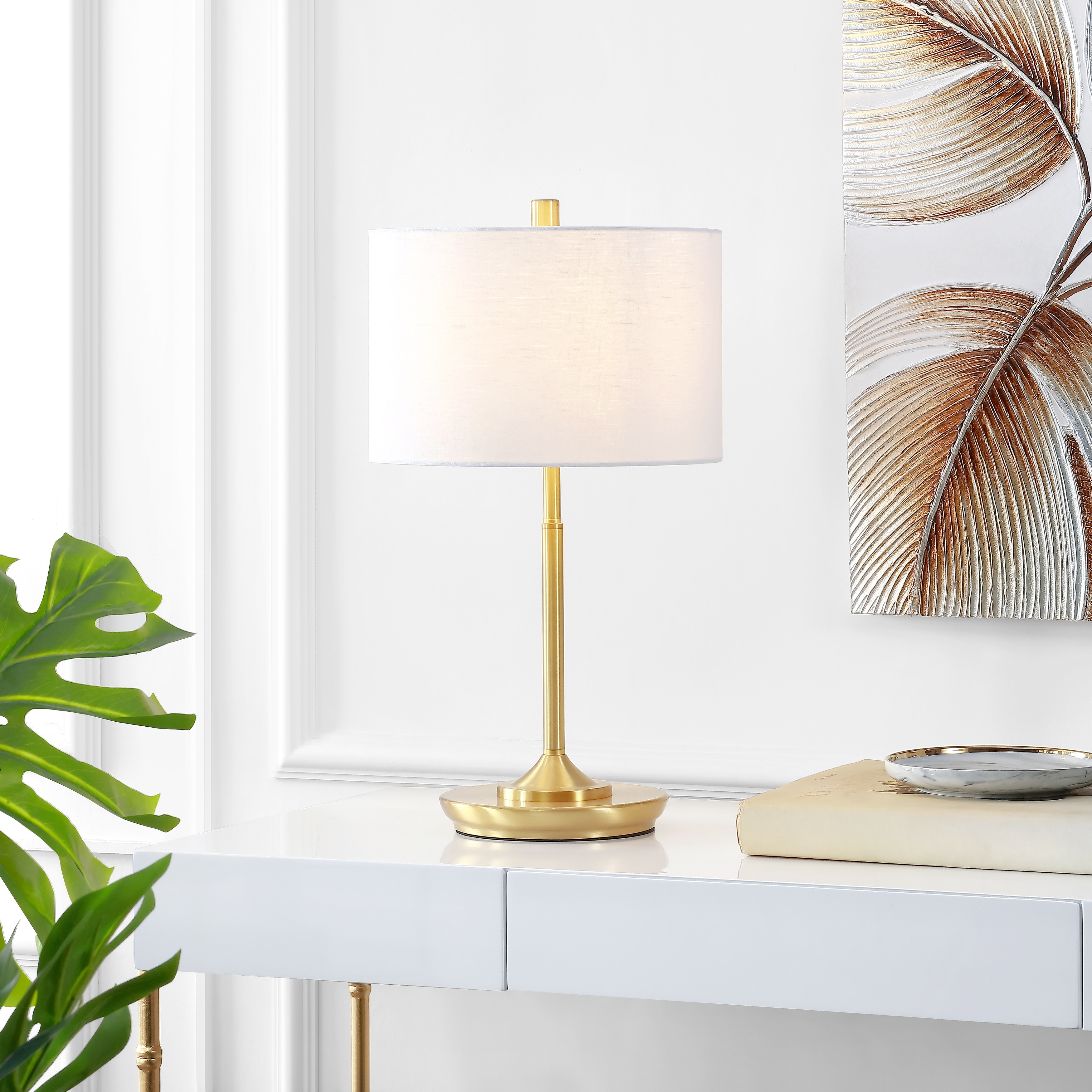 SAFAVIEH Lighting Daniella 22-inch LED Table Lamp (Set of 2) - 12" W x 12" L x 21.5" H - 12Wx12Dx22H