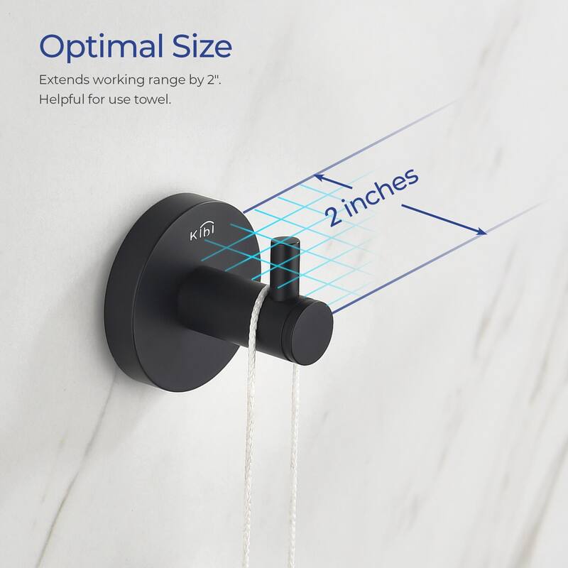 Circular Bathroom Towel & Robe Hook