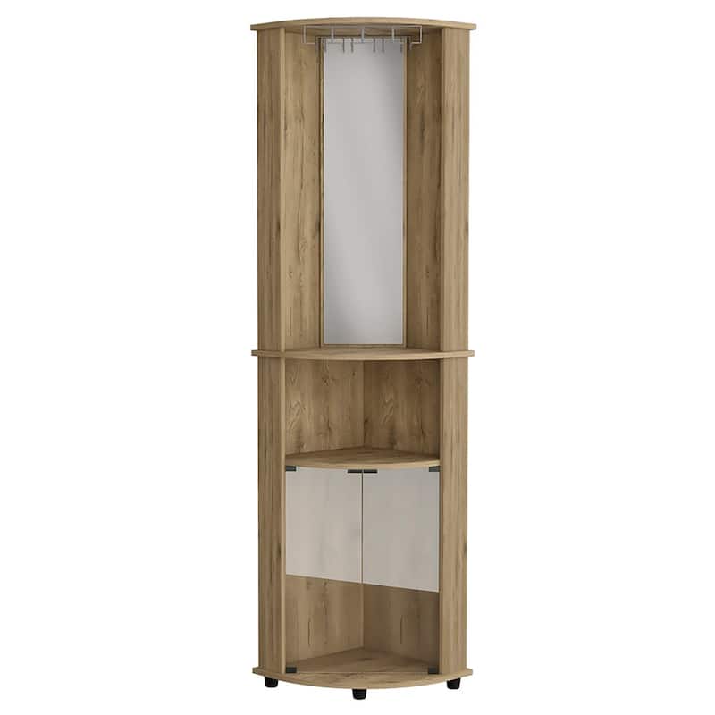 Corner Bar Cabinet Rialto With Three Shelves