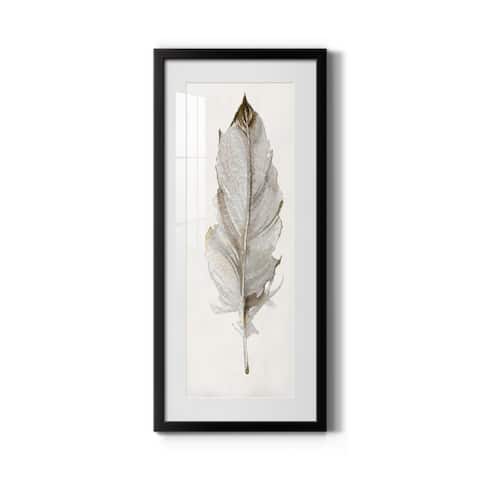 Neutral Feather II-Premium Gallery Framed Print