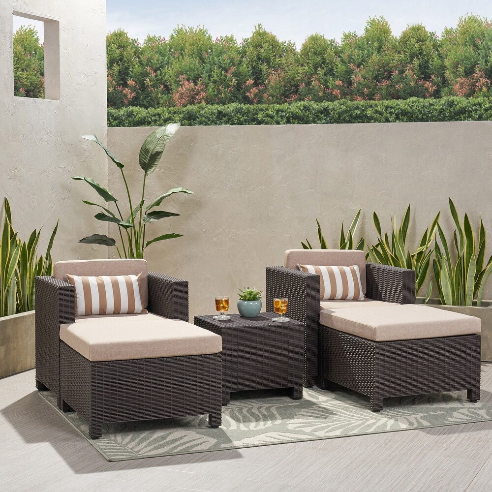 Joita Indoor Outdoor Pouf LEOPER Zipper Cover with Luxury Polyfil Stuffing  17 x 17 x 17 - Bed Bath & Beyond - 35631564