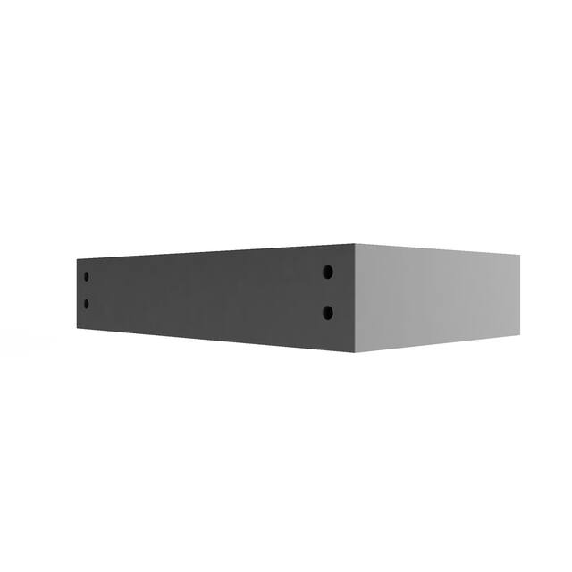 Pyramid Solid Surface Wall-Mounted Bathroom Sink