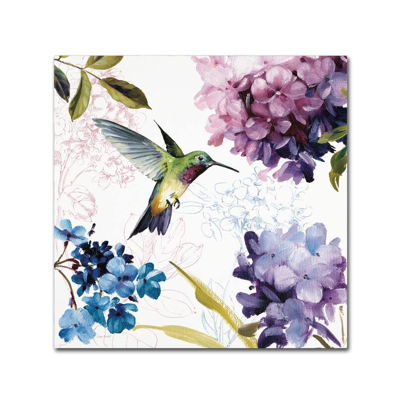 Lisa Audit 'Spring Nectar Square II' Canvas Art